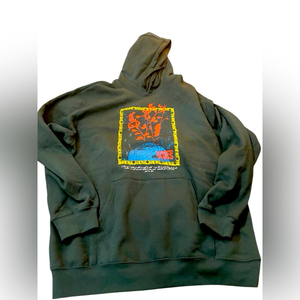 Vans Hoodie - Women’s L, green. Great condition!